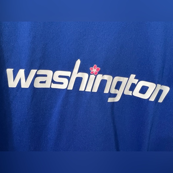 Nike Washington Wizards City Edition Pregame Warmup Long Sleeve Shooting Shirt - Picture 3 of 11